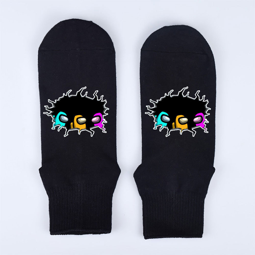 Game Among US Socks Cartoon Pattern Printing Personalized Socks
